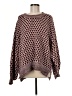 Altar'd State 100% Acrylic Polka Dots Brown Pullover Sweater Size M - photo 1