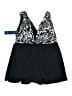 Longitude Print Black Swimsuit Top Size 18 - photo 2