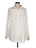 Michel Stars Ivory Long Sleeve Blouse Size L (estimated) - photo 1