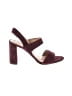 Ann Taylor Burgundy Sandals Size 9 - photo 1