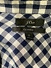 J.Crew Checkered-gingham Blue Long Sleeve Button-Down Shirt Size 10 - photo 7