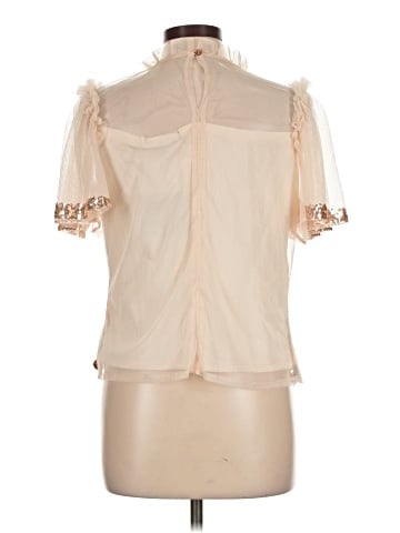 Marc New York Andrew Marc Short Sleeve Blouse (view 2)
