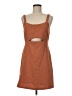 First Monday 100% Polyester Orange Casual Dress Size M - photo 1