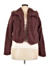 Torrid 100% Polyester Burgundy Faux Fur Jacket Size 2X Plus (2) - photo 1
