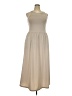 Lou & Grey Solid Tan Casual Dress Size XXL - photo 1