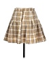 Akaiv Plaid Gold Casual Skirt Size L - photo 2