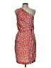 Diane von Furstenberg Print Orange Cocktail Dress Size 10 - photo 1