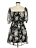 Trixxi 100% Polyester Floral Black Cocktail Dress Size M - photo 2