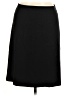 Theory Solid Black Wool Skirt Size 6 - photo 1
