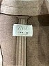 Zara 100% Polyester Tan Coat Size 9 - photo 3