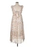 Lush 100% Polyester Floral Ivory Casual Dress Size XL - photo 2
