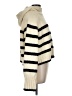 Zara Stripes Ivory Turtleneck Sweater Size M - photo 4