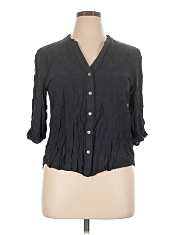 Democracy 3/4 Sleeve Blouse (view 1)