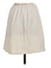 Uniqlo 100% Polyester Solid Ivory Casual Skirt Size S - photo 2