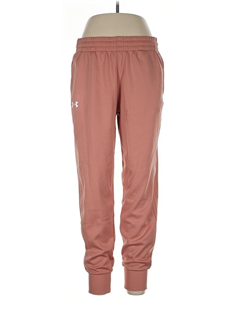 Pre-owned Under Armour Track Pants In Pink
