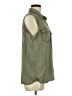 Buffalo by David Bitton 100% Lyocell Green Sleeveless Button-Down Shirt Size M - photo 4