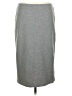 metaphor Solid Gray Casual Skirt Size M - photo 1