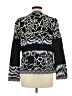 Chico's Print Blue Jacket Size Med (1) - photo 2