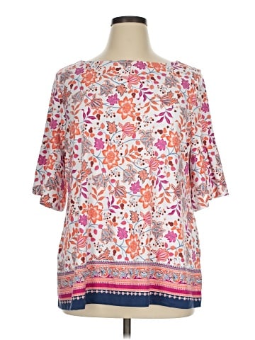 Charter Club Short Sleeve Blouse (view 1)