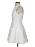 Zara 100% Polyester Solid White Cocktail Dress Size S - photo 5