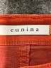 Eunina Solid Orange Denim Shorts Size L - photo 3
