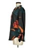 Chico's 100% Polyester Print Black 3/4 Sleeve Blouse Size Med (1) - photo 5