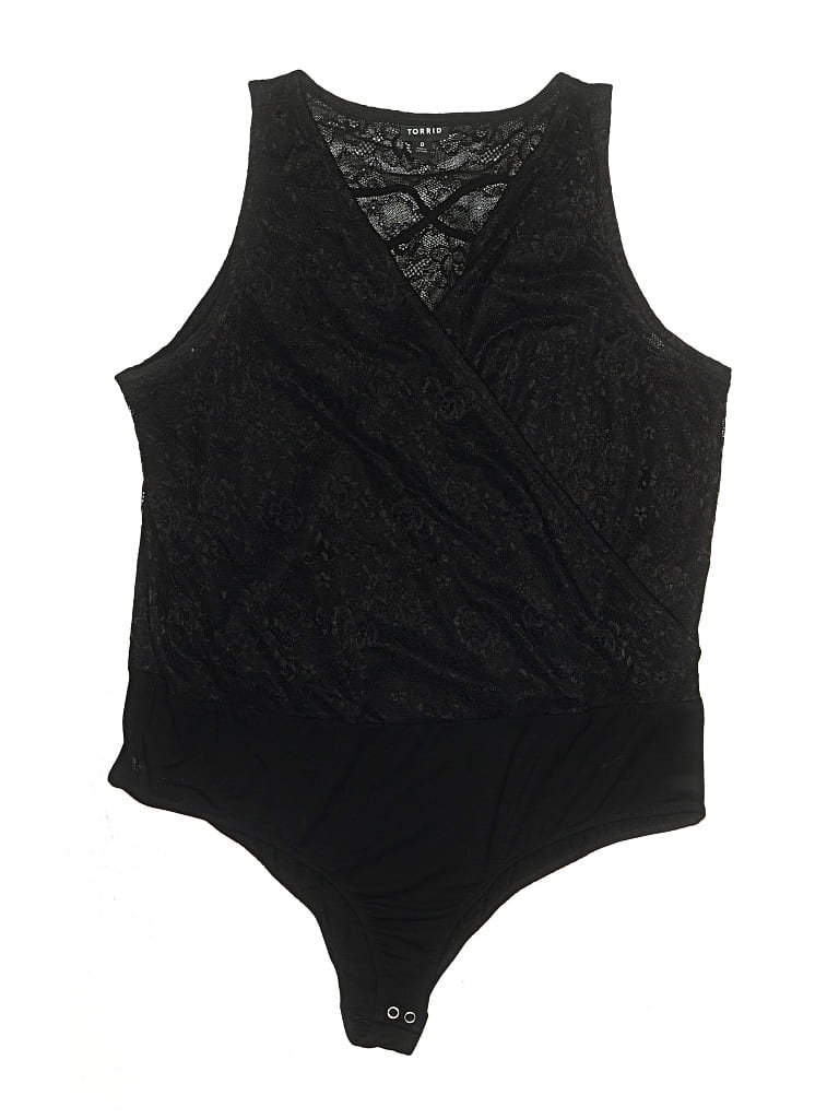 Pre-owned Torrid Bodysuit In Black
