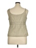 Gap 100% Cotton Tan Sleeveless Blouse Size XL - photo 2