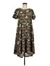 Lularoe Chevron-herringbone Brown Casual Dress Size M - photo 1