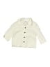 Starting Out Solid Ivory Long Sleeve Button-Down Shirt 6-9 MO / 9 MO - photo 1
