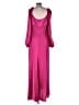 Mac Duggal 100% Polyester Solid Pink Casual Dress Size 14 - photo 2