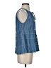 Current Air 100% Lyocell Blue Sleeveless Blouse Size S - photo 4