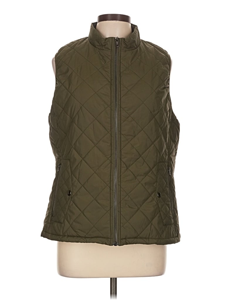 Pre-owned Assorted Brands Vest In Green