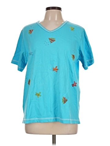 Quacker Factory Short Sleeve Top (view 1)