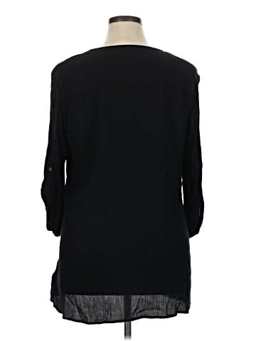 JM Collection 3/4 Sleeve Blouse (view 2)