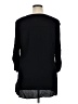 JM Collection 100% Rayon Black 3/4 Sleeve Blouse Size XL - photo 2