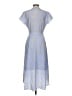 Intermix 100% Silk Stars Blue Casual Dress Size 4 - photo 2
