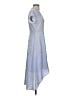 Intermix 100% Silk Stars Blue Casual Dress Size 4 - photo 4