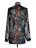 Kut from the Kloth Floral Blue Long Sleeve Blouse Size S - photo 2