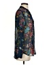 Kut from the Kloth Floral Blue Long Sleeve Blouse Size S - photo 4