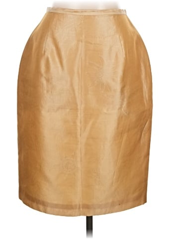 Kay Unger Faux Leather Skirt (view 1)