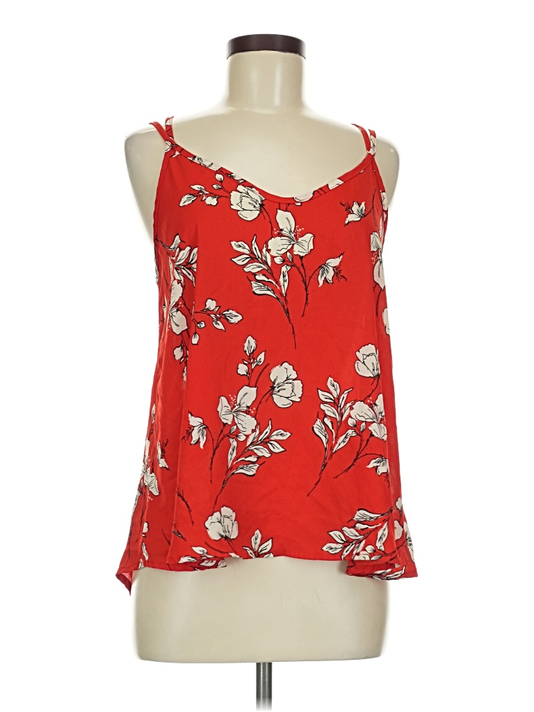 Pre-owned Sienna Sky Sleeveless Blouse In Red