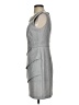 Connected Apparel Tweed Gray Cocktail Dress Size 4 (petite) - photo 5
