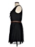 A. Byer Solid Black Casual Dress Size M - photo 5