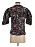 LoveShackFancy 100% Cotton Floral Black Short Sleeve Blouse Size S - photo 2