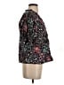 LoveShackFancy 100% Cotton Floral Black Short Sleeve Blouse Size S - photo 4