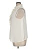 Ann Taylor LOFT 100% Polyester Ivory Sleeveless Blouse Size XL - photo 5