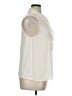 Ann Taylor LOFT 100% Polyester Ivory Sleeveless Blouse Size XL - photo 4