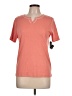 Hasting & Smith Orange Short Sleeve Top Size L (petite) - photo 1