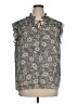 Pleione 100% Polyester Gray Sleeveless Blouse Size XL - photo 1